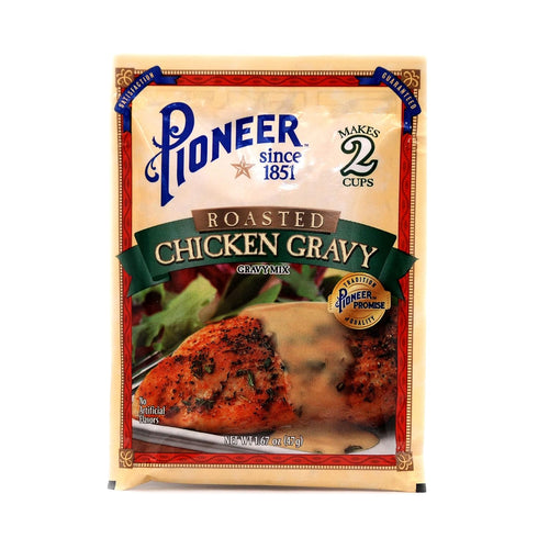 JFS Grocery Roasted Chicken Gravy Mix by Pioneer, 12-1.67 Oz Packets, Makes 2 Cups