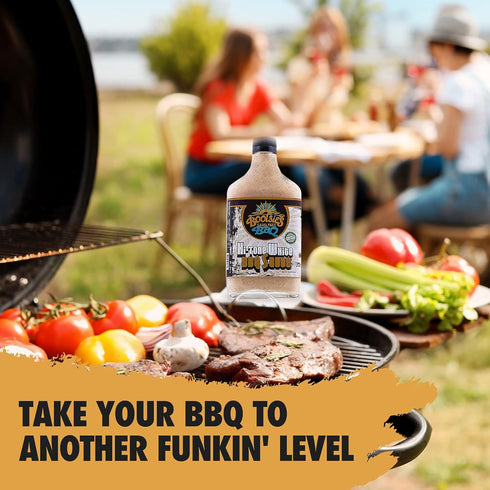12.5 Hi-Tone White Bbq Sauce, Mayo Bbq Seasoning and Dipping Sauce with Vinegar and Lemon, Gluten-Free White Sauce