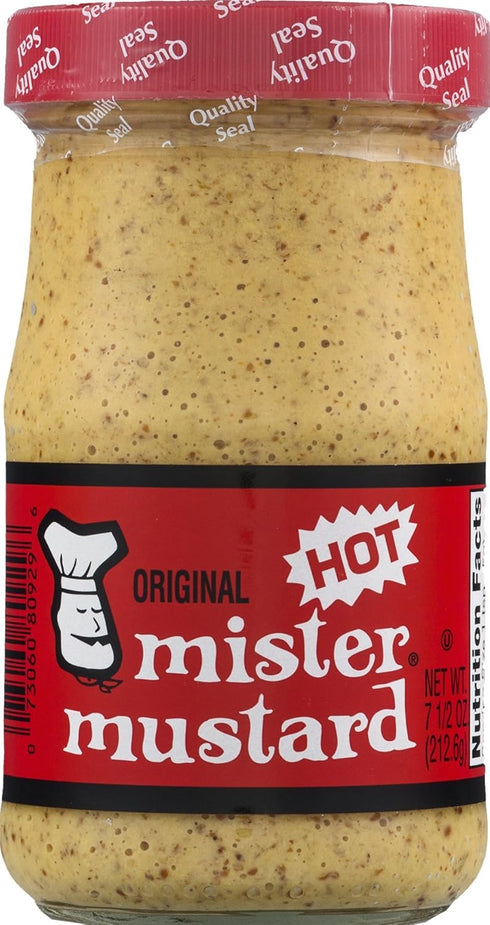 Mr. Mustard Mister Mustard Original Mustard, 7.5 Ounce, Pack of 6