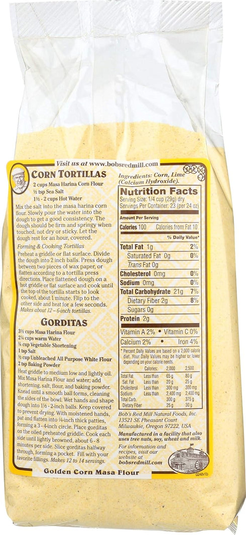 1.63 lb Bob's Red Mill, Golden Masa Corn Flour