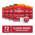 12 Count (Pack 6) Folgers Classic Roast, Medium Roast Coffee, Keurig K-Cup Pods, Boxes