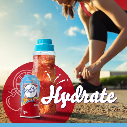 (1.62 oz 2 Pack Crystal Light Liquid Berry Sangria Drink Mix Bottle)