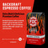 12 oz Fire Department Coffee - Gives Back to Firefighters - Backdraft Espresso Coffee Beans - Smooth & Rich - Roasted