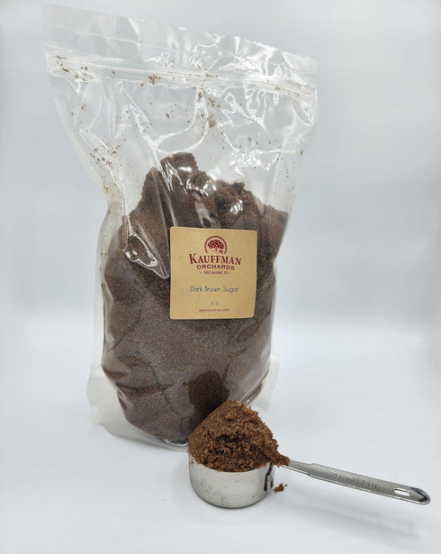 5 Kauffman Orchards Old-Fashioned Dark Brown Sugar, Pound Bag