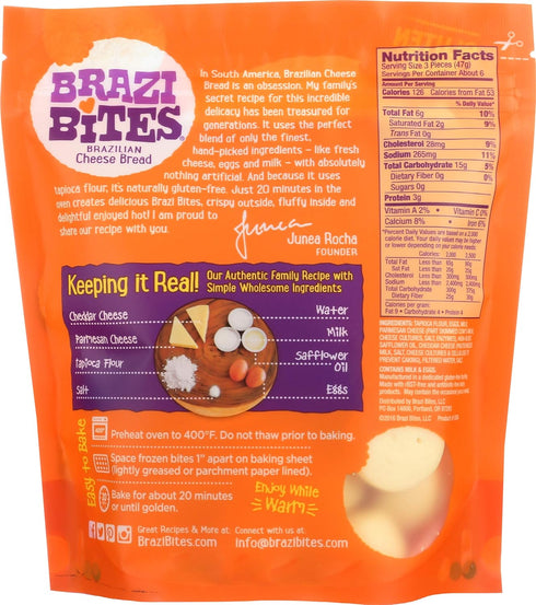 11.5 OZ BRAZI BITES Cheddar & Parmesan Brazilian Cheese Bread