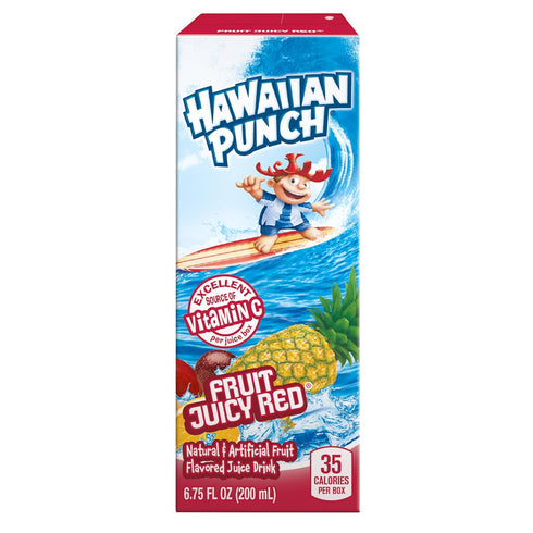 6.75 oz 32 Count (4 Packs 8), Hawaiian Punch Fruit Juicy Red Juice Drink, fl boxes, of Ready-to-drink, On-the-go