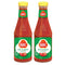 ABC Hot Sweet Chili Sauce, Spicy Hot Sauce, Sambal Chili, Dipping BBQ, 11.3oz / 335ml, Pack of 2