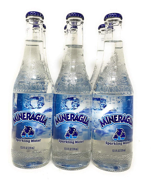 Jarritos 12.5floz (370mL), 6 Pack Mineragua Sparkling Water