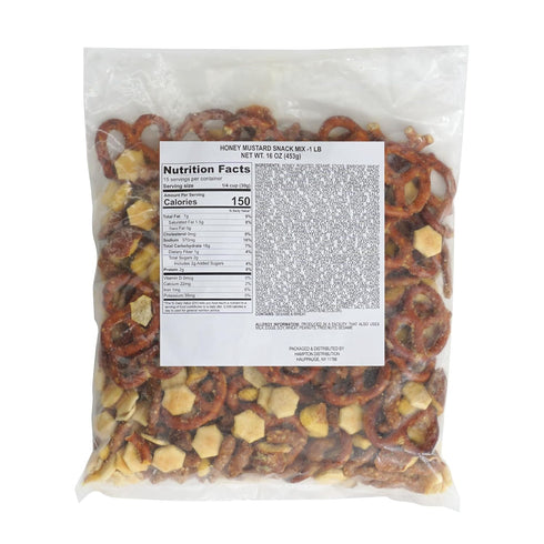 1 Honey Mustard Lovers Snack Mix, Pound Bulk Bag, Hampton Distribution