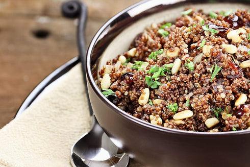 5 Food to Live Organic Red Quinoa, Pounds Non-GMO, Whole Grain, Kosher, Vegan, Sirtfood, Bulk. Quick-Cooking Grain.