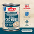 15 oz (Pack 12) 4g Snow's Condensed New England Clam Chowder, Can of - Protein per Serving - Authentic New England