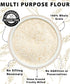 9 LBS 100% Palouse Brand Certified Glyphosate Residue Free All Purpose Flour | | Whole Grain | Stone Ground | Non-GMO |