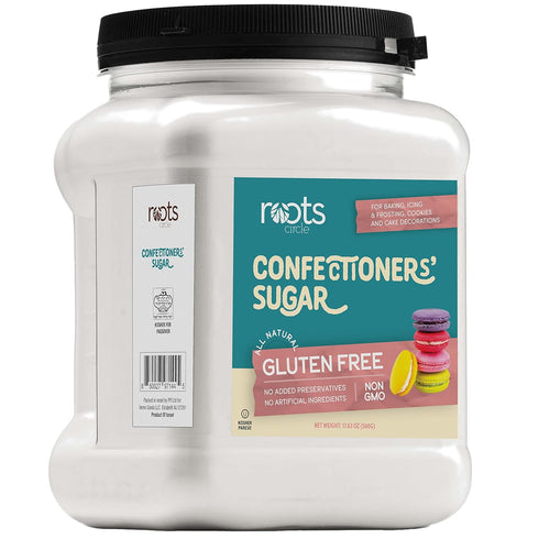Roots Circle Confectioners Sugar | Non GMO & Gluten-Free Powdered Sugar |