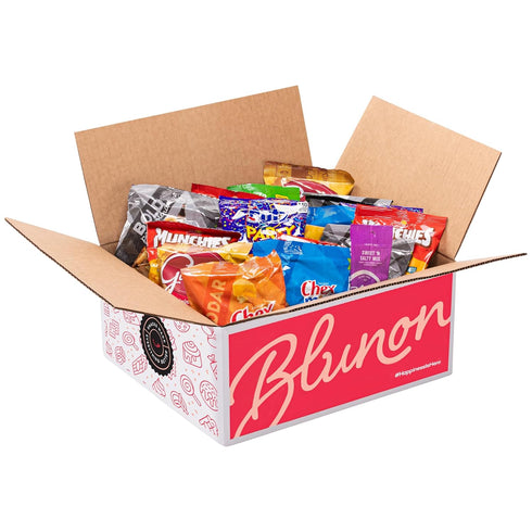 Pack Pack Package Packs (32 Pack) Snacks Variety for Adults - Snack Care - Party Mix Snack Mix Gift Box - Chex Mix