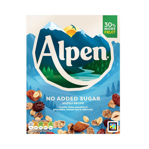 Alpen No Added Sugar Swiss Style Muesli, 550 g