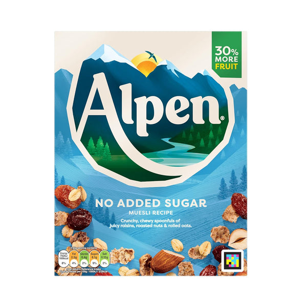 Alpen No Added Sugar Swiss Style Muesli, 550 g