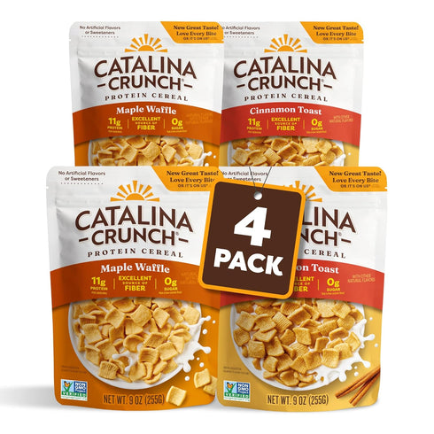Catalina Crunch Protein Cereal | Sugar Free Breakfast Cereal with 11g of