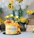 24 Bee Candy Individually Wrapped Lemon Flavored Suckers Honey Bee Party Favors, Baby Showers, Edible Cupcake Toppers