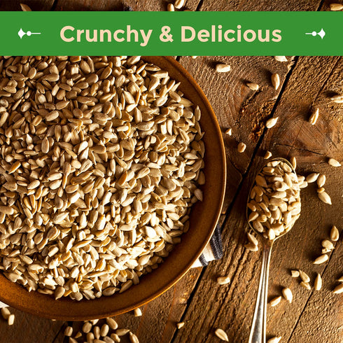 Certified,3(LB) Sincerely Nuts Sunflower Seeds Roasted and Salted, Hulled | No Shell, Gluten-Free Snack, Vegan