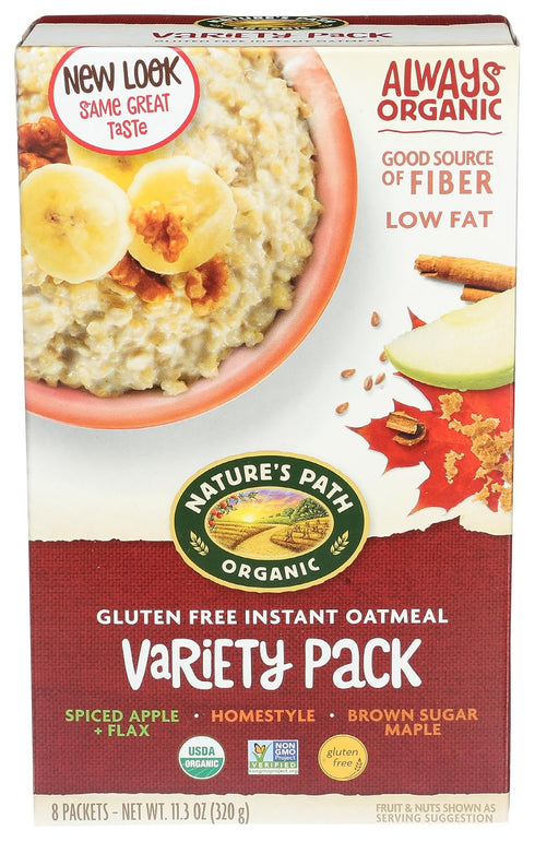Nature's Path Instant-Varity Oatmeal, 8 ct