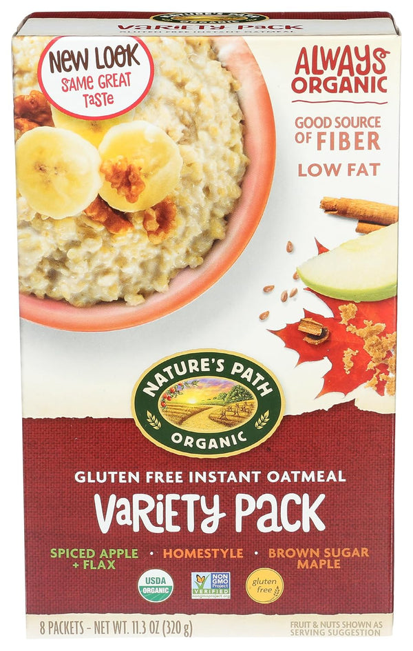 Nature's Path Instant-Varity Oatmeal, 8 ct