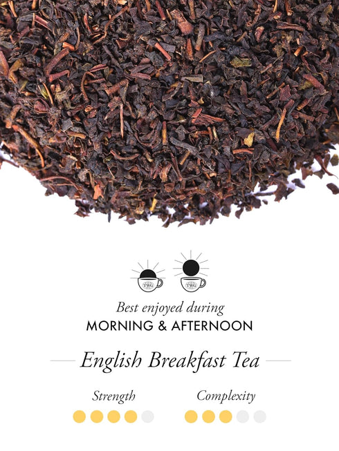 15 Set TWG Tea | English Breakfast Tea | Black Tea | Floral Undertones | Hand Sewn Cotton Teabags | Gift