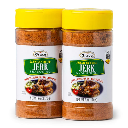 Grace Jamaican Dry Jerk Seasoning 6oz - 2 Pack - Jamaican Style