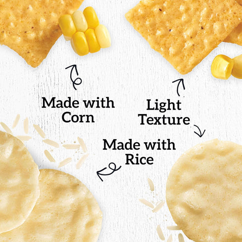 Pack, 4 GOOD THINS Rice & Corn Snacks Gluten Free Crackers Variety Bulk Snack Crackers, Boxes