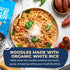 10 oz 4 Pack (Pack 6) Lotus Foods Wide White Rice Ramen Noodles - Gluten Free & Organic Wide Rice Noodles for Soup