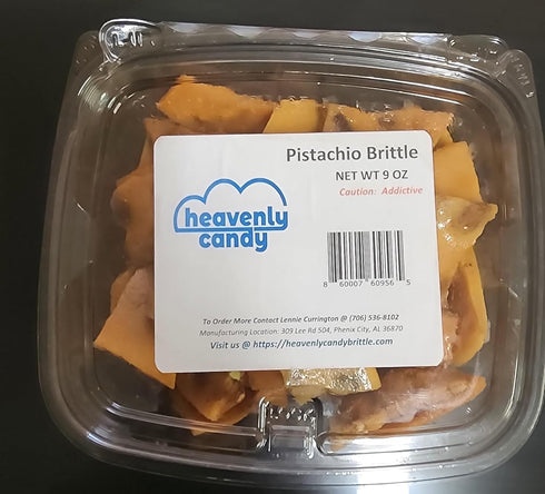 Heavenly Candy Pistachio Brittle Treats - Gourmet Snack