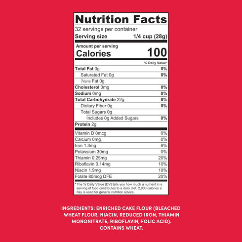 32oz (Pack 4) Swans Down Regular Cake Flour, Box