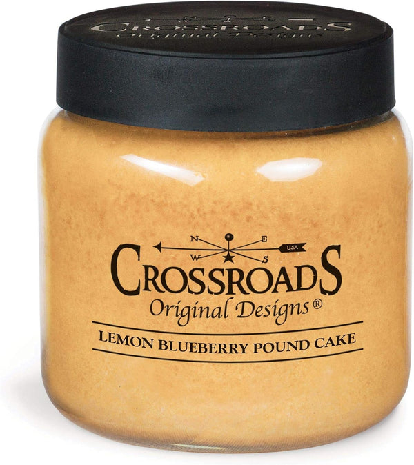 Crossroads LBP16 Lemon Blueberry Pound Cake, 16 oz. Jar