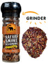 Safari Smoke Seasoning by African Dream Foods | All-Natural Smoky Seasoning | Made with Smoked Paprika Flakes, Dried Garlic, Basil, Sea Salt| 2-Pack Reusable Glass Grinder