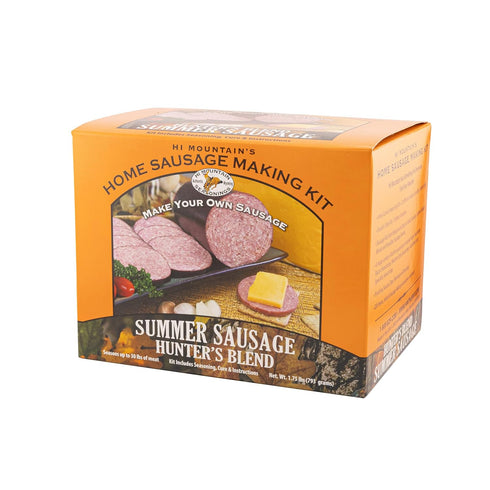 Hi Mountain Summer Sausage Seasoning & Cure HUNTER'S BLEND Casings are NOT