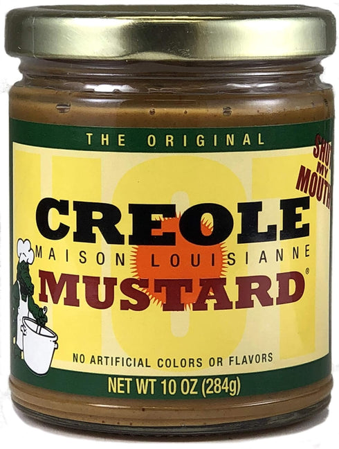 Maison Louisianne CREOLE MUSTARD - All Natural Gourmet Creole Ground Mustard, Fat Free and