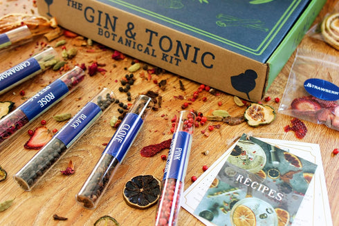 6 6 Lumus The Gin & Tonic Botanical Kit. Gin Tonic Infusion DIY Kit. selected spices and dried fruits & vegetables
