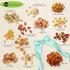(12 Package NUT CRAVINGS Gourmet Collection - Thank You Appreciation, Nuts Gift Basket with TY Ribbon + Greeting Card
