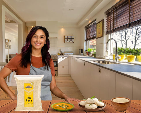 64oz (4lbs) 1.81kg Rani Idly Rava (Parboiled Cream of Rice) ~ All Natural | Vegan | Gluten Friendly | NON-GMO | Indian