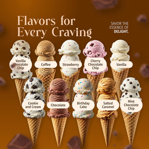 5 2 (1 Pack, Triple Scoop - Premium Chocolate Ice Cream Mix For Ice Cream Maker. Simple, Easy, Delicious. From Gourmet
