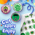 30 x Edible Cupcake Toppers – Mighty Green Hero Themed Collection of Cake Decorations, Uncut on Wafer Sheet