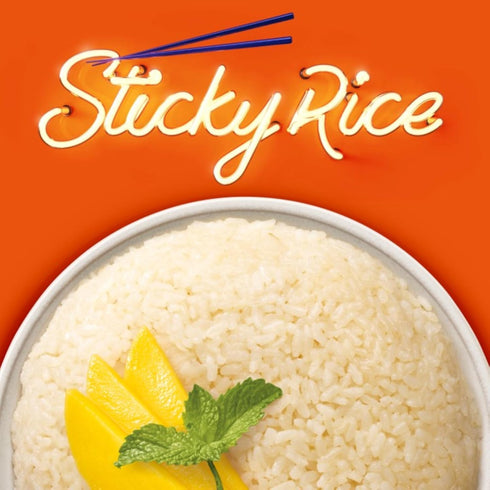 8.5 oz (Pack 12) BEN'S ORIGINAL Ready Rice Coconut Sticky Rice, Easy Dinner Side, Pouch