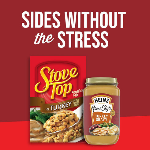 Kraft 1 6 oz Stove Top Stuffing Mix, Box, for Dinner Sides and Thanksgiving Dinner, Turkey