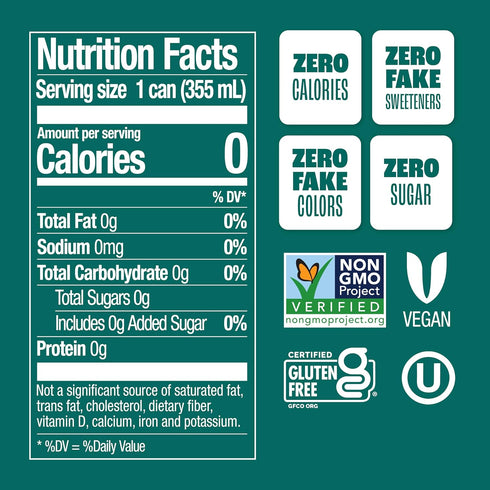 Pack, 12 oz (24-Pack) Zevia Zero Sugar Soda, Rainbow Variety Cans Naturally Sweetened, Non-GMO Project Verified