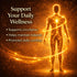 17.6 oz (500g) (1Bottle) Honey Hack for Neuropathy, with Ceylon Cinnamon Ginger Turmeric Black Pepper