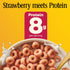 8g 11.2 oz Cheerios Protein Cereal, Strawberry, Protein, Large Size