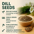 12 oz SPICY PANTRY Dill Seeds Whole, Aromatic Spice for Pickling, salad dressings, soups, stews, breads, European