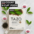 22 TAZO Awake English Breakfast Tea K-Cups, Bold Traditional Breakfast-Style Black Tea for Health and Wellness, Pods