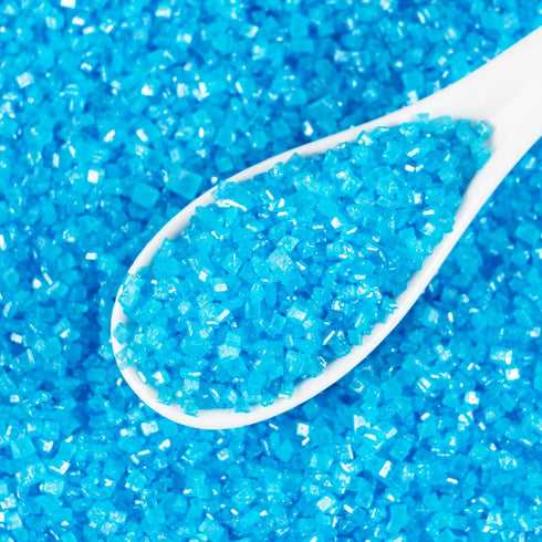 150g (5.3 oz) Blue Sanding Sugar - Edible Sparkling Sugar for Baking Decorations, Cookies, Cakes, Cupcakes, Ice Cream