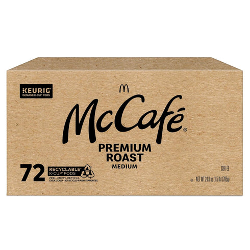 72 Count McCafe Premium Roast Coffee, Keurig Single-Serve K-Cup Pods, Medium Roast