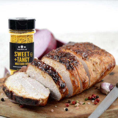 The Spice Lab Sweet + Tangy Mustard Rub - Perfect Harmony Of Honey Mustard Powder To Elevate Your Bbq And Dishes